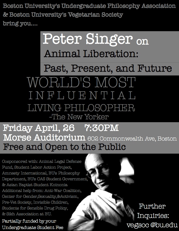 Peter singer animal liberation essay topics